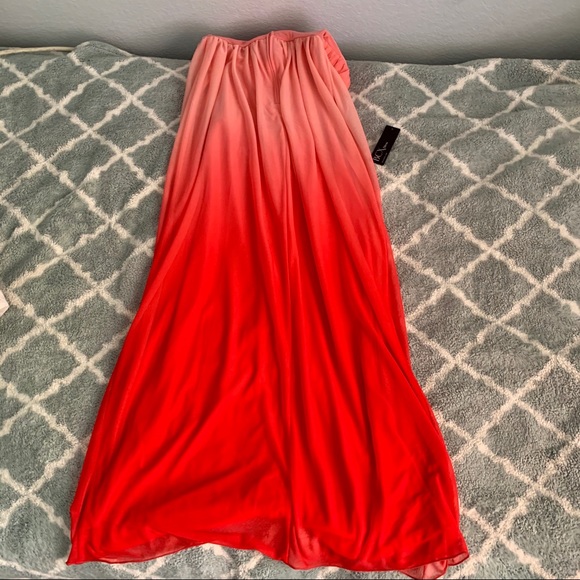 NWOT. Ombré maxi BCX dress SIZE 1. - Picture 5 of 7